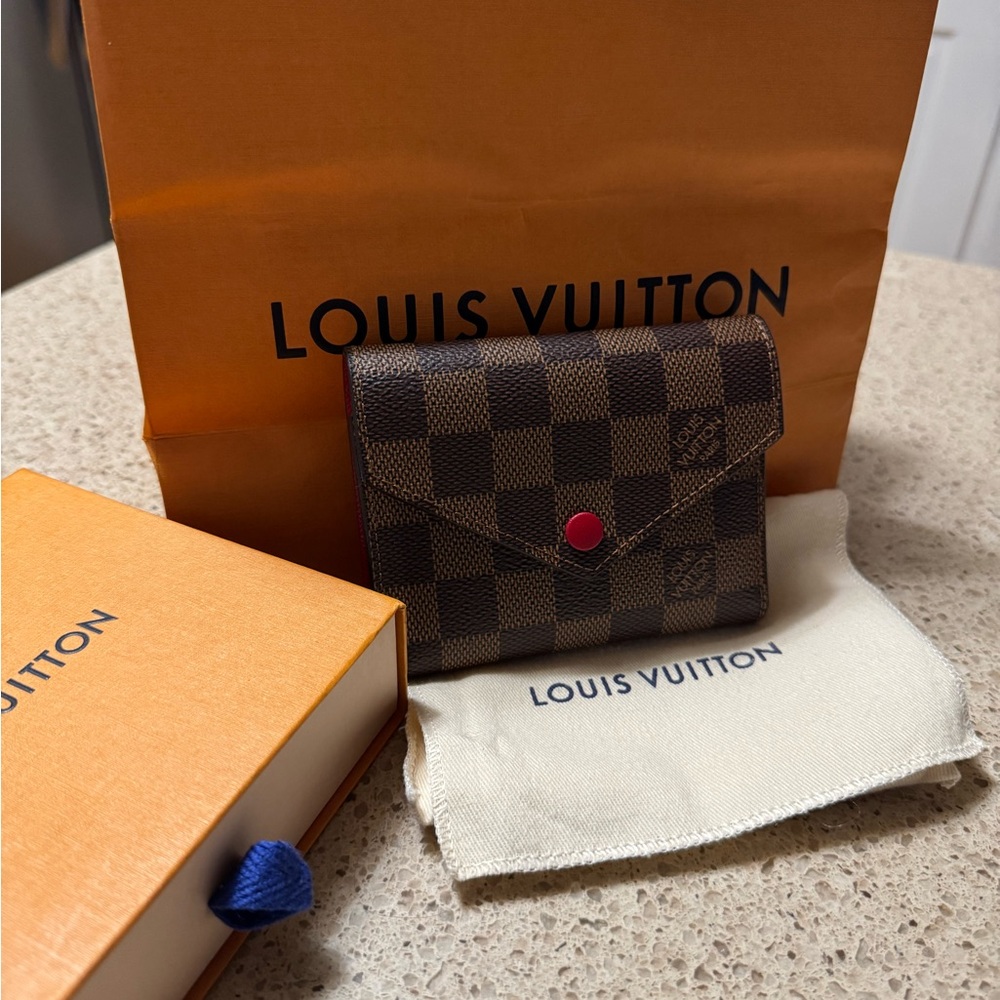 Louis Vuitton Brown Checkered Wallet